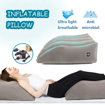 Inflatable Leg Elevation Pillows, Wedge Pillow Leg Positioner Pillows  Elevating Leg to Reduce Leg Elevation Pillow,Suitable for