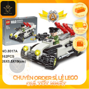 Bộ đồ chơi lắp ghép lego cảnh sát War border stuggle  162 chi tiết