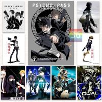 Psycho Pass อะนิเมะญี่ปุ่นโปสเตอร์พิมพ์ผ้าใบ Psycho Pass Wall Decor อะนิเมะ Wall Art สำหรับ Gaming Room ตกแต่งบ้าน