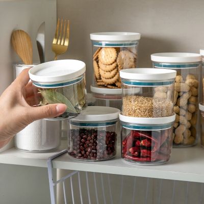 Kitchen Accessories Storage Box Sealed Bottles Plastic Storage Container Spice Food Canister Keep Fresh Jars For Bulk Cereals