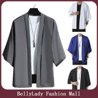 BellyLady เสื้อถักผู้ชายชุดกิโมโนญี่ปุ่น,เสื้อกันแดดแบบขนาดพิเศษสำหรับฤดูร้อนแบบลำลองสำหรับคู่รัก