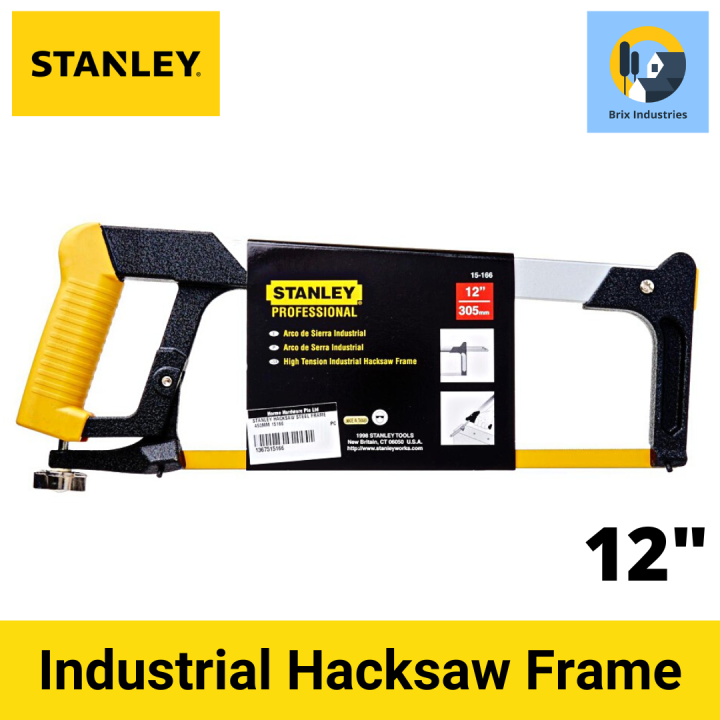 Stanley Industrial Hacksaw Frame 12" / 305mm 15166 Heavy Duty Aluminum