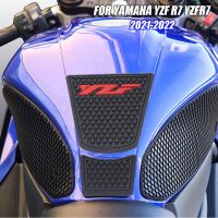 ❄ แผ่นรองถังน้ำมันมอเตอร์ไซค์สำหรับ YZFR7 R7 YAMAHA YZF แผ่นถังน้ำมัน R7แผ่นรองเข่าแผ่นรองเข่าแผ่นยึดจับถังสติกเกอร์รูปลอกอุปกรณ์เสริมสำหรับ R7