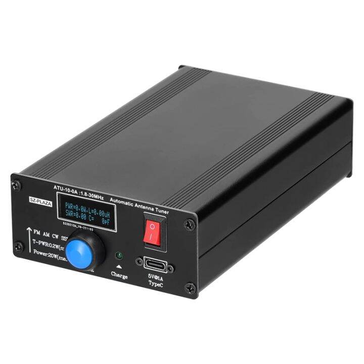 atu-10-0a-aluminum-alloy-shortwave-antenna-tuner-20w-1-8-30mhz-shortwave-power-meter-standing-waves-meter