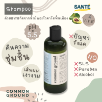 Common Ground Shampoo แชมพู น้ำมันอะโวคาโด ออแกนิก คอมมอน กราวด์ ขนาด 250 ml.