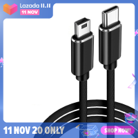 ?newdv2 USB Type C ไปยัง mini USB สายชาร์จเร็วเครื่องชาร์จ USB2.0สายถ่ายโอนข้อมูลสำหรับการซิงโครไนซ์คอมพิวเตอร์การส่งข้อมูล