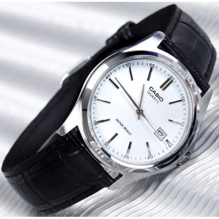 นาฬิกาข้อมือ-casio-standard-men-สายหนัง-สีดำ-รุ่น-mtp-1183e-7a