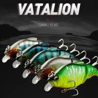 【hot】✚☢◇ 10.5g 72mm Bait Lifelike Eyes Fishing Plastic Hard Crank Bass Crankbaits 2 Sections Deep Diving Artificial Lures