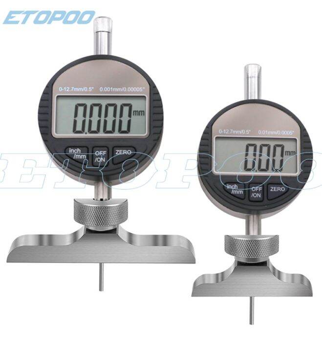 digital dial depth gage with harden alloy measuring head dial gauges