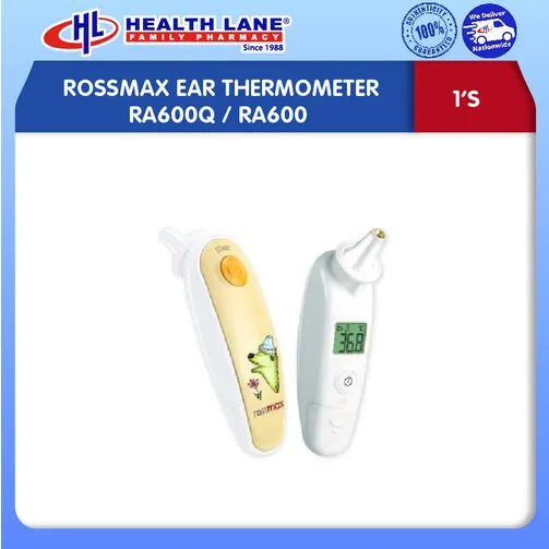 ROSSMAX EAR THERMOMETER RA600Q / RA600 Lazada