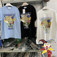 Fond Marin Casablanca Fish T เสื้อผู้ชายผู้หญิงขนาดใหญ่เสื้อยืด Top Tees