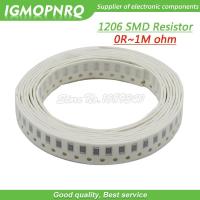 100Pcs 1206 SMD resistor 0R   10M 1/2W 0 1 10 100 150 220 330 470 ohm 1K 2.2K 10K 100K 200K 0R 1R 10R 100R 200R 220R 330R 470R