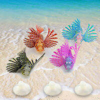 พิพิธภัณฑ์สัตว์น้ำตกแต่งส่องสว่าง LionFish สำหรับพื้นหลังประดิษฐ์ปลาปลอมปลาตกแต่ง T Errarium ปลาสำหรับพิพิธภัณฑ์สัตว์น้ำเครื่องประดับ