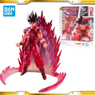 Original Bandai Dragon Ball SHF Super Saiyan God Son Goku Kaio-Kem