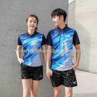 ✹ ☇Butterfly Korean badminton clothing sports quick-drying short-sleeved jersey men and women sweat-ab