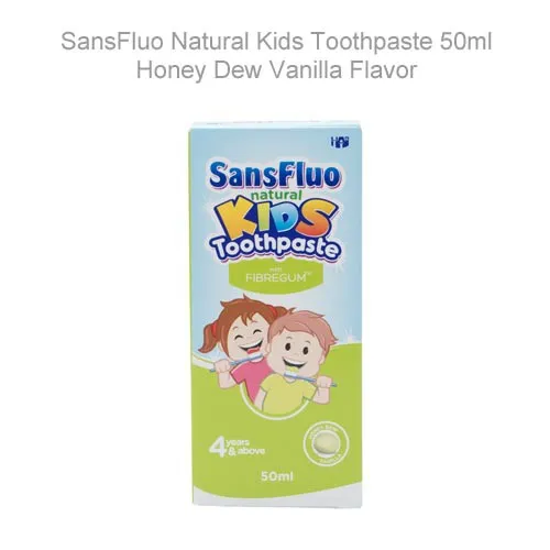 Sansfluo Natural Kids Toothpaste with Fibergum 50ml Lazada PH
