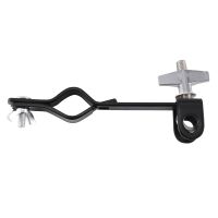 Cowbell Holder Bass Drum Cowbell Stand Clamp Drum Set Mounting Bracket for Jam Blocks Tambourine Cymbal Black