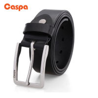 [ซื้อ1แถม1] Caspa เข็มขัดหนังPU ยาว44นิ้ว สีน้ำตาลเข็ม,สีน้ำตาลอ่อน,ดำ  เข็มขัดหนัง เข็มขัดผู้ชาย คลาสสิก