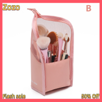 Zozo ✨Ready Stock✨ ผู้หญิงล้างซิปกระเป๋าแต่งหน้า Travel Makeup Brush Holder Organizer กระเป๋าใส่เครื่องสำอาง