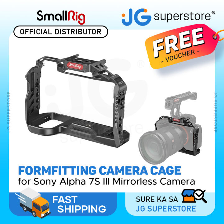 SmallRig Lightweight Camera Cage with ARRI-Style Accessory Threads ...