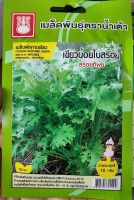 เมล็ดพันธุ์ ผักกาดเขียว ผักกาดเขียวน้อย ผักกาดเขียวใบสร้อย ผักกาดหิ่น สร้อยทิพย์ (ตราน้ำเต้า) บรรจุ 10กรัม หมดอายุ 11/04/2566