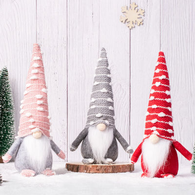 Mzd【สุขสันต์วันคริสต์มาส】ตกแต่งคริสต์มาสตุ๊กตา Faceless สไตล์ยุโรปและอเมริกาซานตาเกล็ดหิมะ Gnome เครื่องประดับ