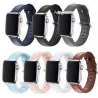 Chuyang Shop สายรัด Iwatch สายหนังน่องสำหรับนาฬิกาซีรีย์7 6 SE 5 4 3 2 1 38มม. 40มม. 42มม. 44มม. 41มม. 45มม.