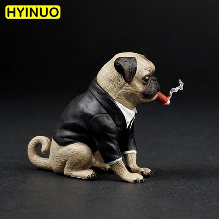 1-6-scale-as032-suit-dog-simulation-pet-dog-men-in-black-leather-pug-model-scene-props-character-model-children-gift-toys