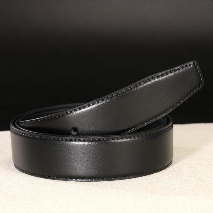 cod-mens-replacement-belt-strip-ultra-thin-headless-3cm-double-sided-cowhide-bright-leather-without-head