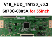 1pc TCON Board 6870C-0805A V19-HUD-TM120-v0.3 TV T-CON Logic Board for 55inch 65inch