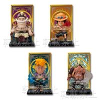 Whitebeard Pirates Set ของแท้ JP แมวทอง - WCF Ichiban Kuji Banpresto [โมเดลวันพีช] (4 ตัว)