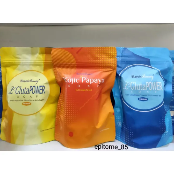 fast shipping 100 AUTHENTIC ROYALE SOAPS ROYALE , L GLUTA POWER , KOJIC