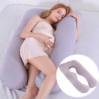 PLW หมอนรองครรภ์ Cotton Sleeping Support Pillow For Pregnant Women Body U Shape Maternity Pillows Pregnancy Side Body Pillow Breastfeedin หมอนคนท้อง หมอนข้างคนท้อง