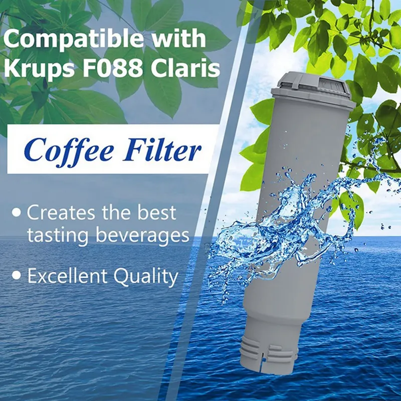  KRUPS F088 Aqua Filter System Water Filtration Cartridge - 3  Pack : Tools & Home Improvement