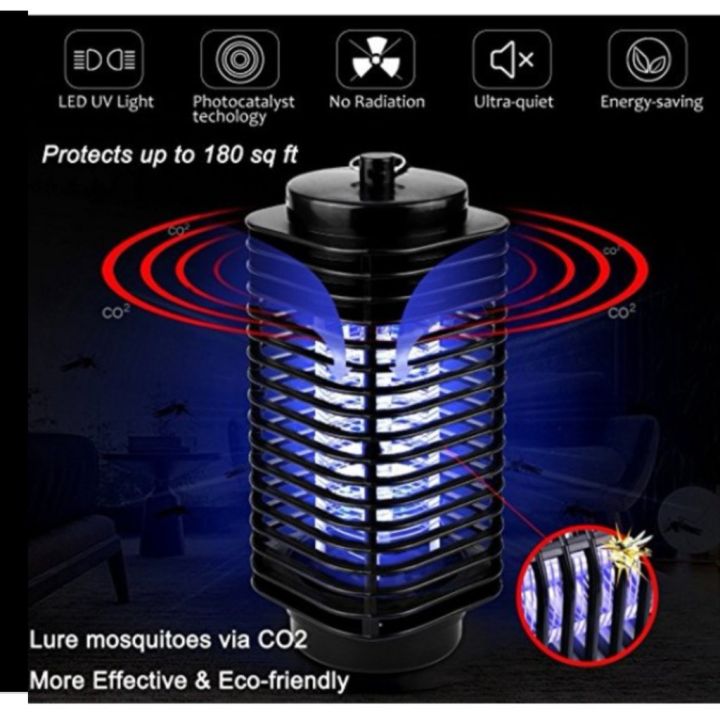 🇲🇾🐼 Lampu Perangkap Serangga / Electric Mosquito Fly Bug Insect Killer ...