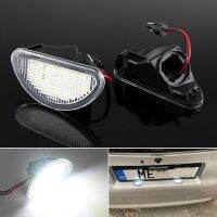 2pcs 15LEDs SMD Licence Plate Light Number Lamp White Car Accessories Auto Parts For Toyota Aygo MK I 2005-2014 car-styling