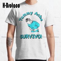 Tummy Ache Survivor Classic T-Shirt Shirts Custom Aldult Teen Unisex Digital Printing Tee Shirts Xs-5Xl Make Your Design