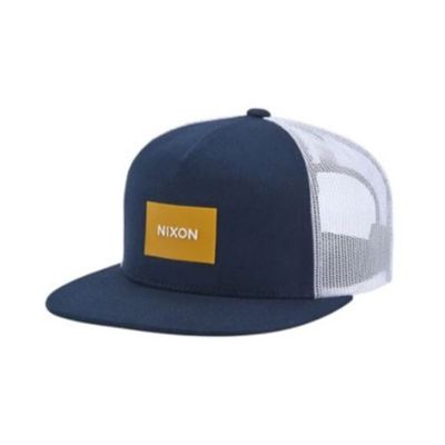 หมวกแก๊ป Nixon Team Trucker - Midnight สีน้ําเงิน สีเหลืองเข้ม21673452)