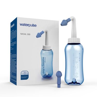 Vbox  แท้100% ล้างจมูกเด็ก WATERPULSE อุปกรณ์ล้างจมูก ที่ล้างจมูก ขวดล้างจมูก 300ml.  ใช้ง่าย nose cleaner bottle cleaning nasal wash ล้างจมูก เด็ก ล้างจมูกพกพา salt
