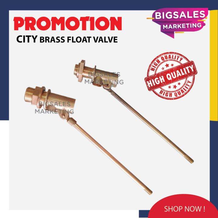 12 Or 34 City Moh Water Tank Brass Float Valve Pelambung Air Lazada 5776