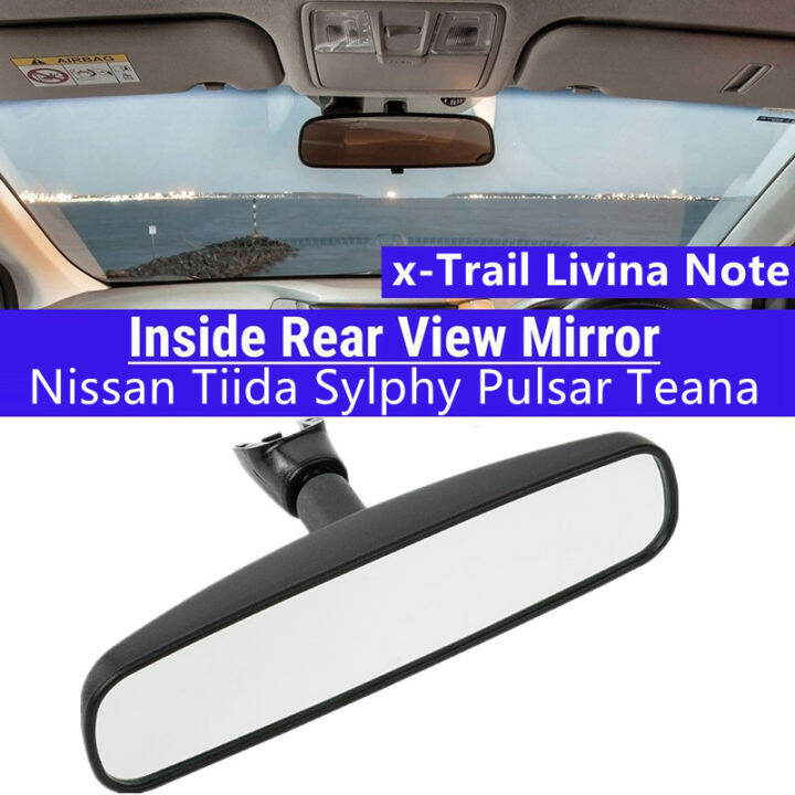 กระจกมองหลัง-nissan-tiida-sylphy-pulsar-teana-x-trail-livina-note-แท้ศูนย์-มีของพร้อมส-car-mirror-interior-rear-view-mirror