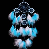 Handmade Dream Catcher With Feathers Car Wall Hanging Decoration Ornament Craft