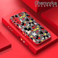 Chenyyka เคสปลอกสำหรับ Samsung Galaxy S20 S20 S20บวกกับอัลตร้าเคสบางมิกกี้เมาส์บางมีน้ำค้างแข็งโปร่งใสแข็งขอบสี่เหลี่ยมกันกระแทกปลอกซิลิโคนคลุมทั้งหมดเคสนิ่มป้องกัน