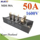 MDS ไดโอดบริจด์ AC 3 เฟส วงจรเรียงกระแส AC to DC 50A 1600V รุ่น MJER-MDS-50A