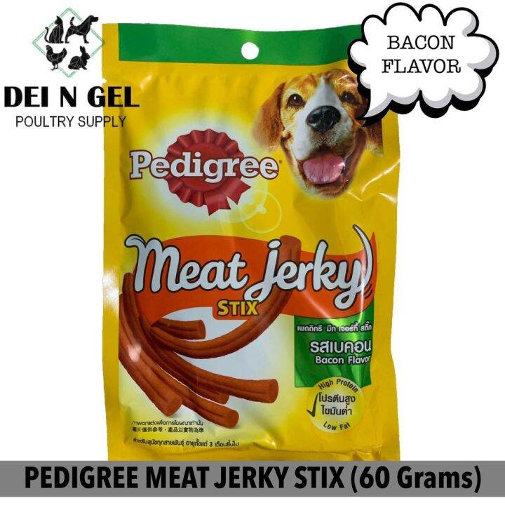PEDIGREE MEAT JERKY STIX BACON FLAVOR (60 GRAMS) Lazada PH