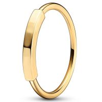 Original Golden Shine Signature I-D Ring For Women 925 Sterling Silver Ring Wedding Party Gift Europe Jewelry