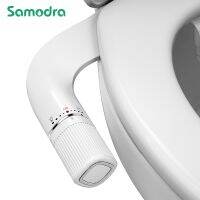 SAMODRA Bidet Non-Electric Toilet Attachment Dual Nozzle Bidet Adjustable Water Pressure With Brass Inlet