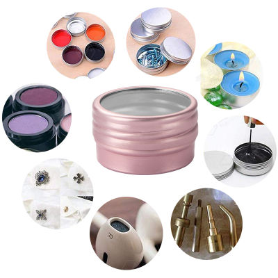 Jewelry Storage Box Candle Box Jewelry Box Spice Container Empty Aluminum Cans Circular Nail Jar Packaging Box