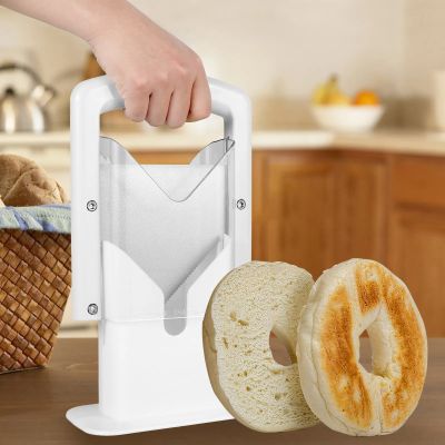 Bagel Cutter Slicer with Safety Handle Household Food Crusher Bread processor kitchen Accessories