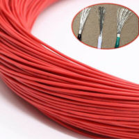 16 ~ 30awg Ul1007สีแดงอิเล็กทรอนิกส์ยืดหยุ่นลวดสายเคเบิลดีบุกทองแดงป้องกันสิ่งแวดล้อมสาย1/2/3/5/10เมตร